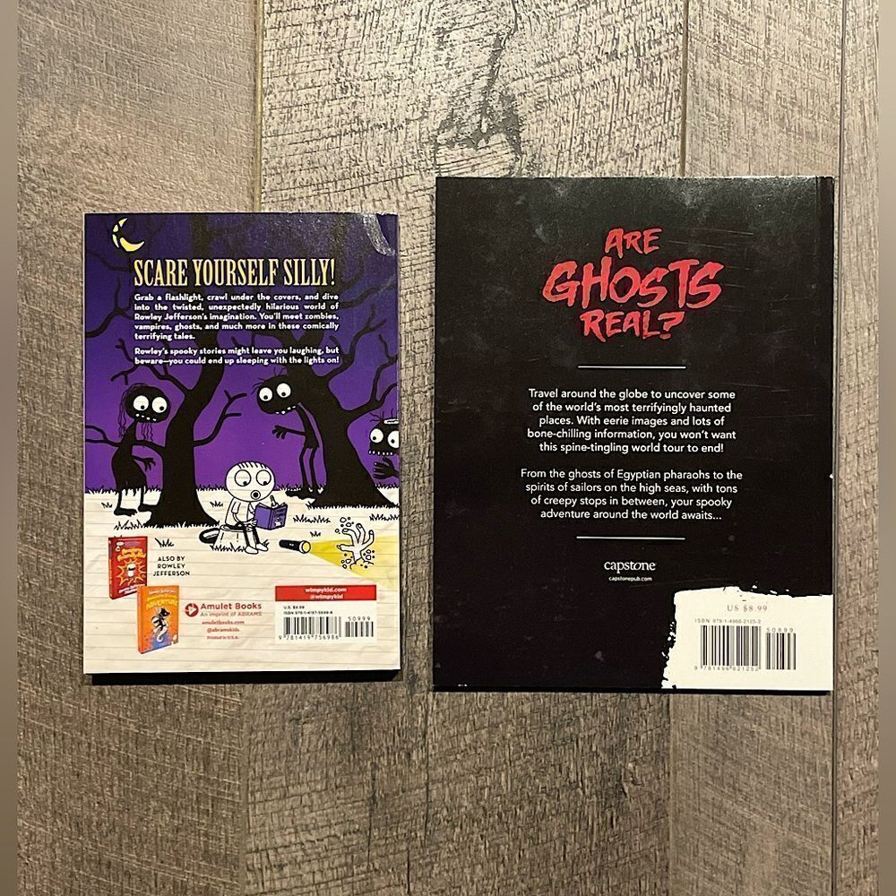 New! 2-Book Bundle, Awesome Friendly Spooky Stories and Haunted World. Ages 8+. - Picture 2 of 2